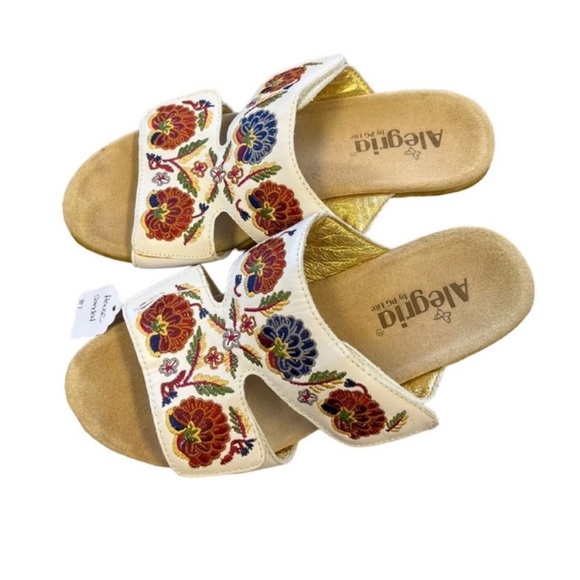 ALEGRIA LINN Velcro Wedge Comfort Sandals EU 39 9 - Picture 4 of 14